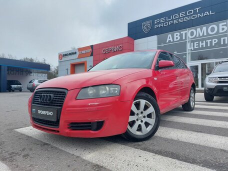 2008 Audi A3 II (8P) Рестайлинг 1, красный, 700000 рублей, вид 3