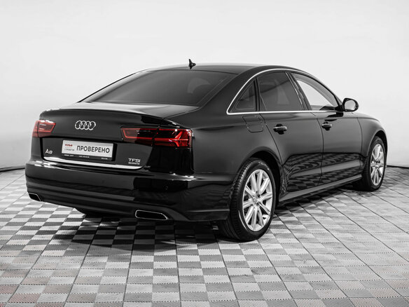 2016 Audi A6 IV (C7) Рестайлинг, чёрный, 2446000 рублей - вид 4