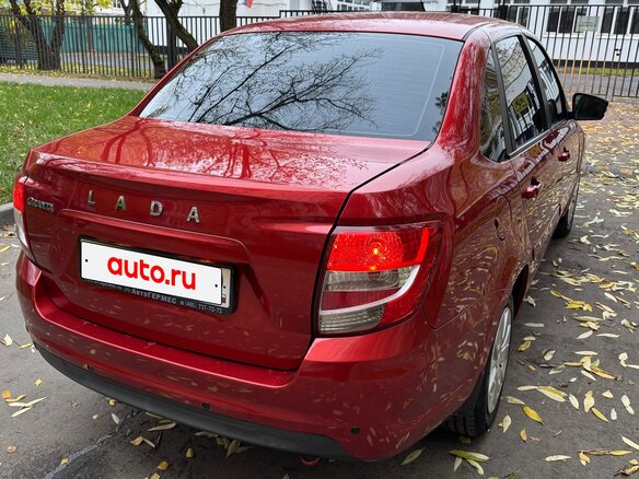 2019 Lada (ВАЗ) Granta I Рестайлинг, красный, 595000 рублей - вид 6
