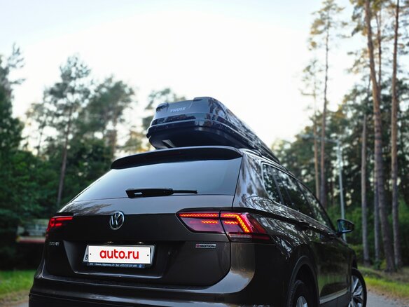 2018 Volkswagen Tiguan II, коричневый, 1680000 рублей - вид 9