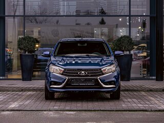 2017 Lada (ВАЗ) Vesta I, синий, 855000 рублей, вид 2
