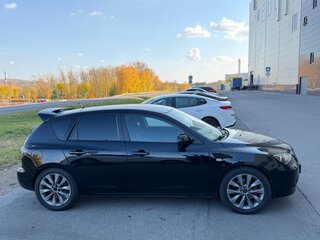 2008 Mazda 3 I (BK) Рестайлинг, чёрный, 620000 рублей, вид 4
