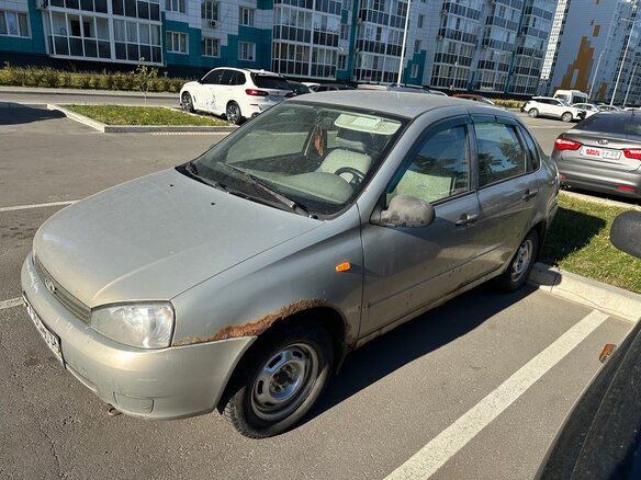 2006 Lada (ВАЗ) Kalina I, бежевый, 90000 рублей