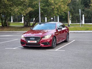 2017 Genesis G80 I, красный, 3200000 рублей, вид 1