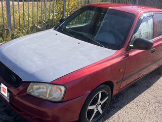 2005 Hyundai Accent ТагАЗ II, красный, 280000 рублей, вид 3