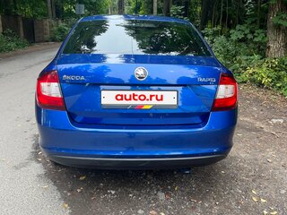 2018 Skoda Rapid I Рестайлинг, синий, 720000 рублей, вид 4