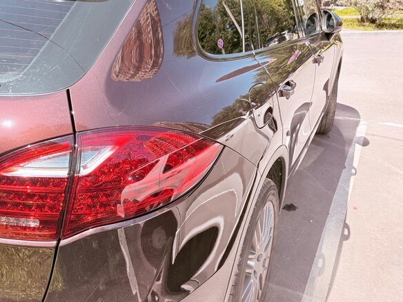 2013 Porsche Cayenne Diesel II (958), коричневый - вид 3