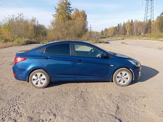 2015 Hyundai Solaris I Рестайлинг, синий, 750000 рублей, вид 2
