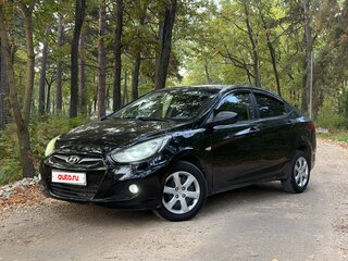 2011 Hyundai Solaris I, чёрный, 580000 рублей, вид 1