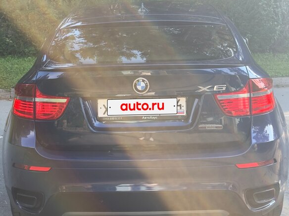 2009 BMW X6 30d I (E71), синий, 2100000 рублей - вид 4