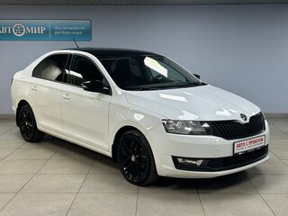 2018 Skoda Rapid I Рестайлинг, белый, 1250000 рублей, вид 3