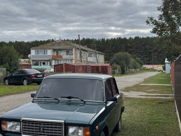 2007 Lada (ВАЗ) 2107, зелёный, 215000 рублей - вид 1