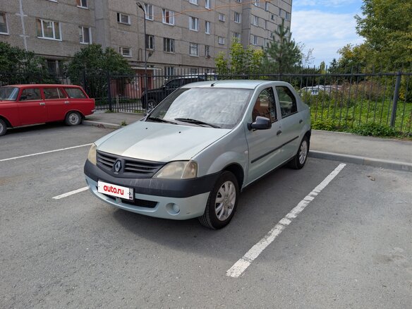 2006 Renault Logan I, зелёный, 230000 рублей