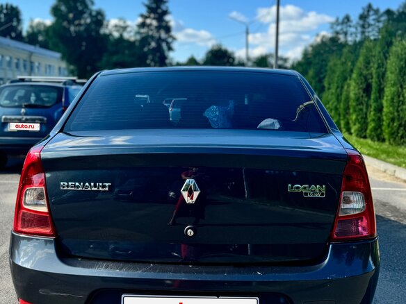 2010 Renault Logan I Рестайлинг, серый, 366000 рублей - вид 6