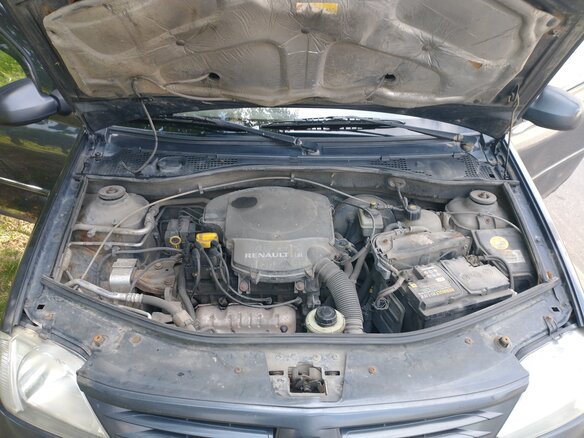 2008 Renault Logan I, чёрный - вид 17