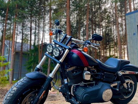 2014 Harley-Davidson Fat Bob, чёрный, 1150000 рублей, вид 1