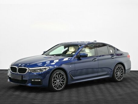 2018 BMW 5 серии 530i xDrive VII (G30/G31/G38), синий, 3285000 рублей, вид 3