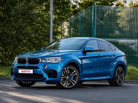 2019 BMW X6 M II (F86), голубой, 5600000 рублей, вид 1