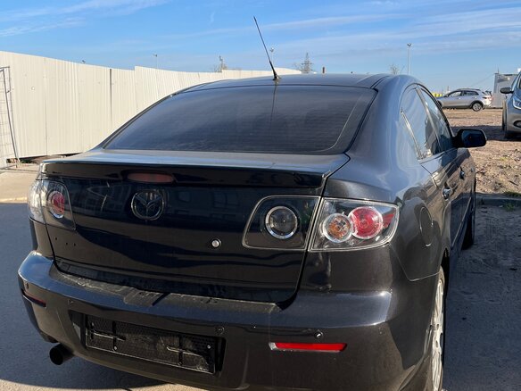 2007 Mazda 3 I (BK) Рестайлинг, чёрный, 550000 рублей - вид 6
