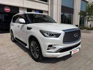 2019 Infiniti QX80 I Рестайлинг 2, белый, 4900000 рублей, вид 3