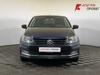 2016 Volkswagen Polo V Рестайлинг, синий, 1200000 рублей, вид 2