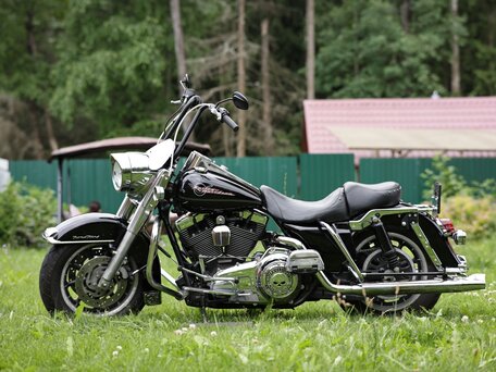 2007 Harley-Davidson Road King, чёрный, 850000 рублей, вид 2