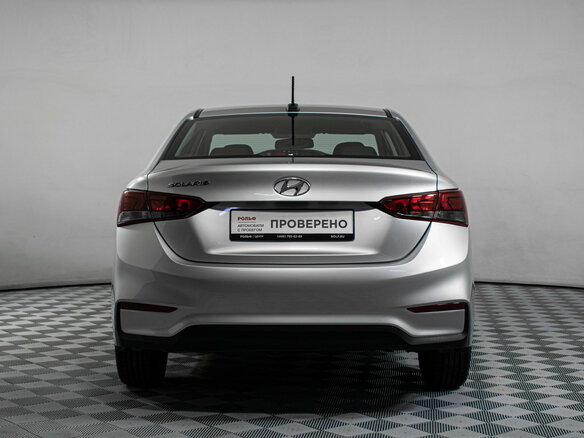 2018 Hyundai Solaris II, серебристый - вид 5