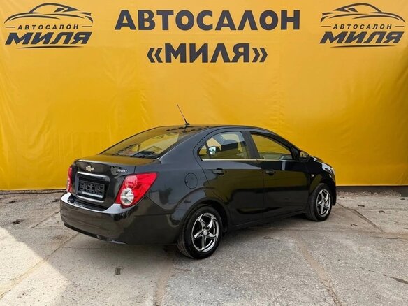 2012 Chevrolet Aveo II, чёрный - вид 4
