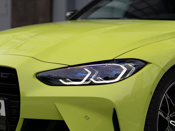 2022 BMW M3 Competition Package VI (G80), жёлтый, 9300000 рублей - вид 11