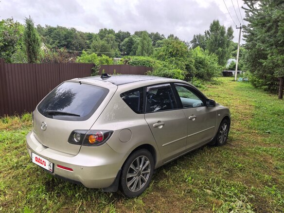 2007 Mazda 3 I (BK) Рестайлинг, бежевый - вид 3