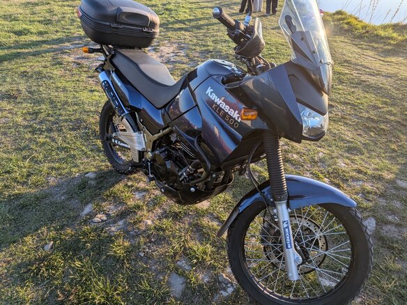2007 Kawasaki KLE 500, синий, 370000 рублей - вид 13