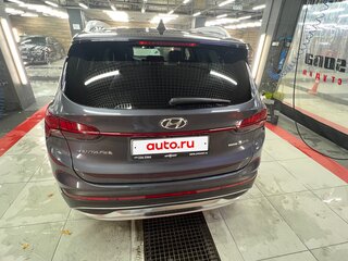 2021 Hyundai Santa Fe IV Рестайлинг, синий, 3550000 рублей, вид 4