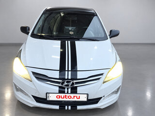 2014 Hyundai Solaris I Рестайлинг, белый, 555000 рублей, вид 2