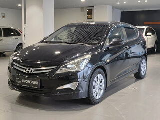 2014 Hyundai Solaris I Рестайлинг, чёрный, 765000 рублей, вид 1
