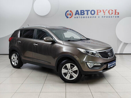 2012 Kia Sportage III, коричневый, 1148000 рублей, вид 1