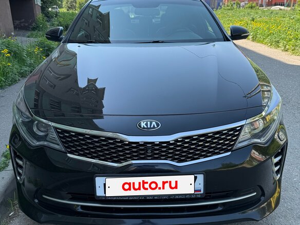 2017 Kia Optima IV, чёрный - вид 1