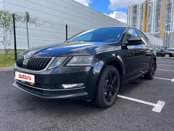 2018 Skoda Octavia III (A7) Рестайлинг, чёрный, 1900000 рублей