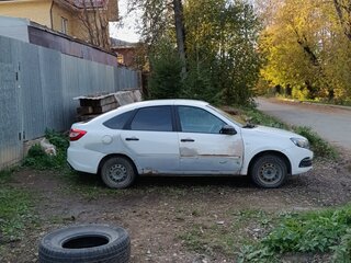 2019 Lada (ВАЗ) Granta I Рестайлинг, белый, 280000 рублей, вид 3