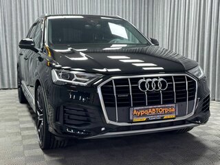 2022 Audi Q7 45 TDI II (4M) Рестайлинг, чёрный, 8955000 рублей, вид 4