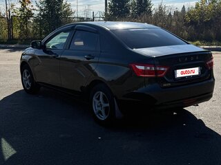 2016 Lada (ВАЗ) Vesta I, чёрный, 630000 рублей, вид 4