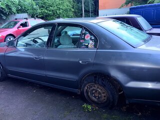2003 Mitsubishi Galant VIII Рестайлинг, серый, 180000 рублей, вид 4