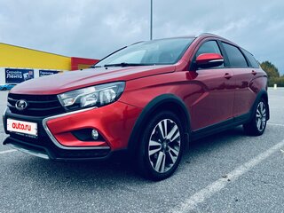 2021 Lada (ВАЗ) Vesta SW Cross I, красный, 1250000 рублей, вид 2