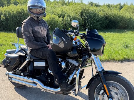 2013 Harley-Davidson Fat Bob, чёрный, 920000 рублей, вид 2