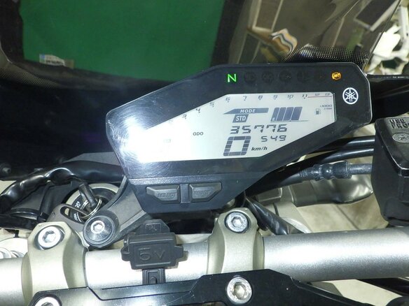 2015 Yamaha MT-09 (FZ-09), пурпурный, 777000 рублей - вид 8