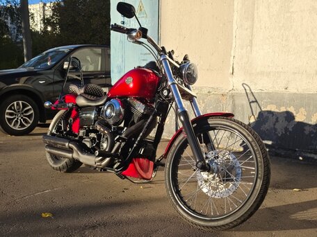 2013 Harley-Davidson Dyna Wide Glide, красный, 1170000 рублей, вид 3