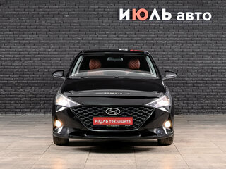 2021 Hyundai Solaris II Рестайлинг, чёрный, 1270000 рублей, вид 2