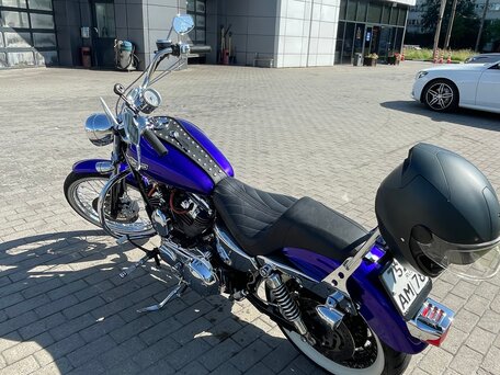 2006 Harley-Davidson Sportster 1200, синий, 605000 рублей, вид 2
