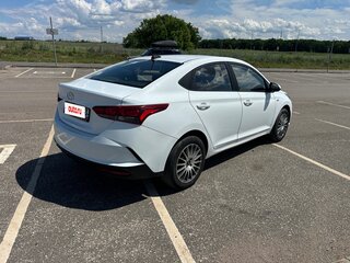 2020 Hyundai Solaris II Рестайлинг, белый, 980000 рублей, вид 3