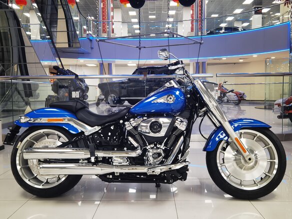 2025 Harley-Davidson Fat Boy, синий, 3300000 рублей - вид 26