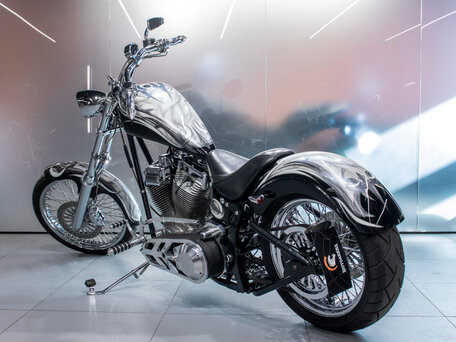 2008 American IronHorse Texas Chopper, серебристый, 1324174 рублей, вид 5